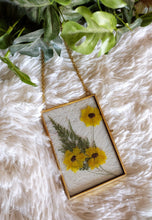 Load image into Gallery viewer, Gold Framed Pressed Flowers

